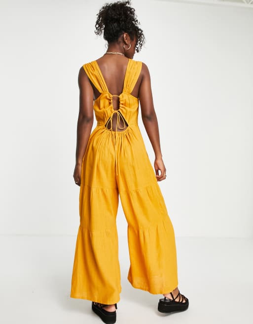 Asos yellow jumpsuit online