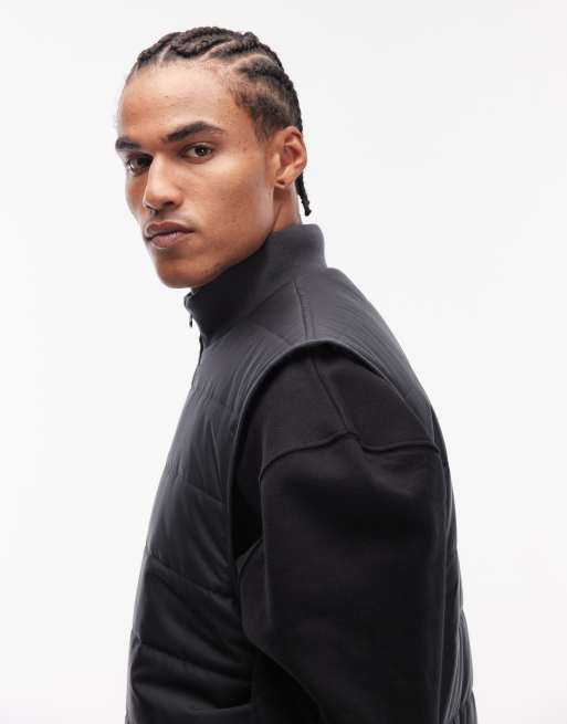 ASOS DESIGN – Gesteppte Weste aus peakMAX™-Material in Schwarz, 4 von 5