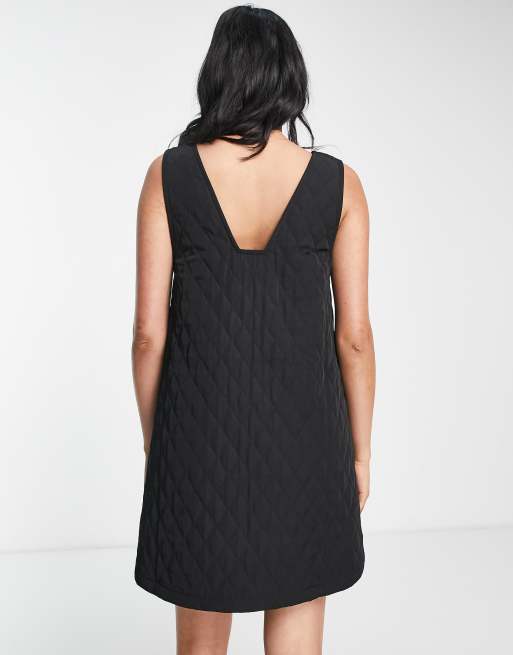 Asos black shift dress online