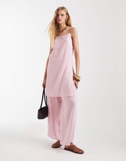 ASOS DESIGN - Co-ord set van kreukelstof met lange pasvorm, 3 van 3