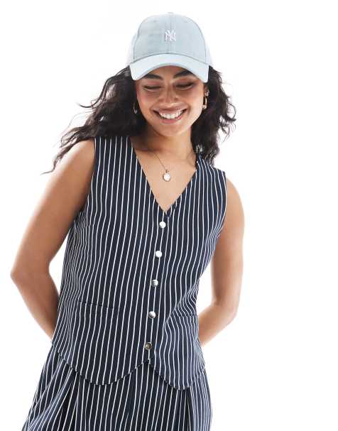 ASOS DESIGN – Gestreifte Weste - view 1
