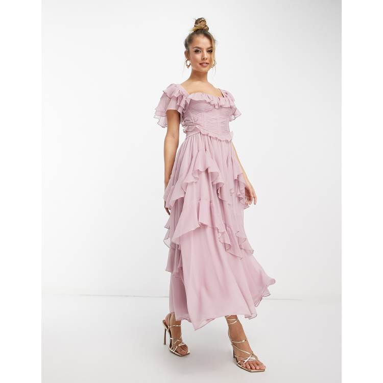 Asos mauve bridesmaid dresses on sale