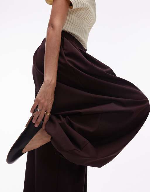 ASOS DESIGN - Getailleerde ballonbroek in pruim, 2 van 5