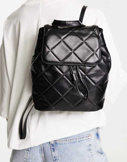 ASOS DESIGN - Gewatteerde rugzak met ruitvormig stiksel 
