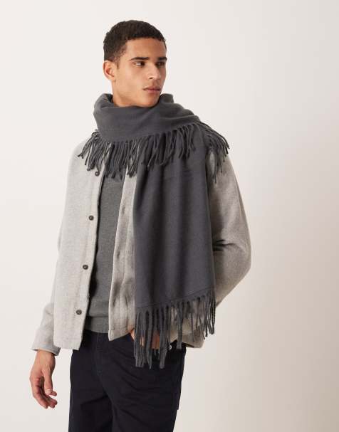 ASOS DESIGN - Geweven sjaal in westernstijl met kwastjes aan de rand - view 1