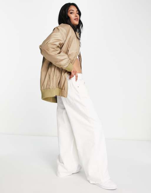 ASOS DESIGN - Giacca bomber cammello, 4 di 4