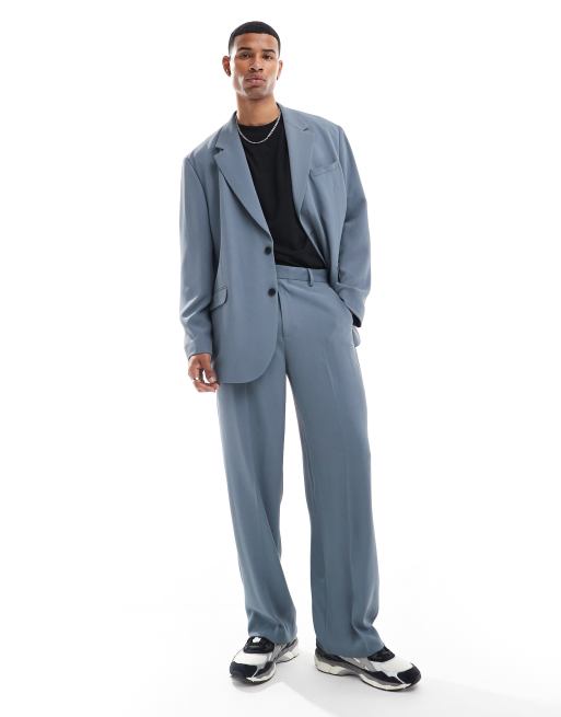 ASOS DESIGN Giacca da abito oversize extra larga blu ASOS