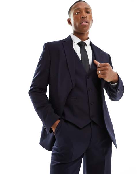 ASOS DESIGN - Giacca da abito skinny blu navy - view 1