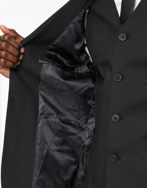 ASOS DESIGN - Giacca da abito skinny nera, 2 di 5