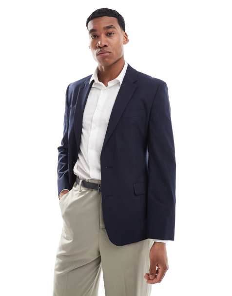 ASOS DESIGN - Giacca da abito slim blu navy - view 1