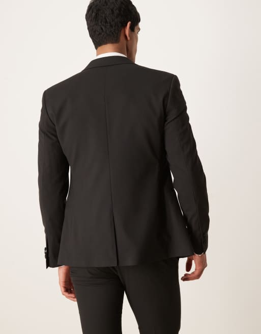 ASOS DESIGN - Giacca da smoking skinny nera, 4 di 5