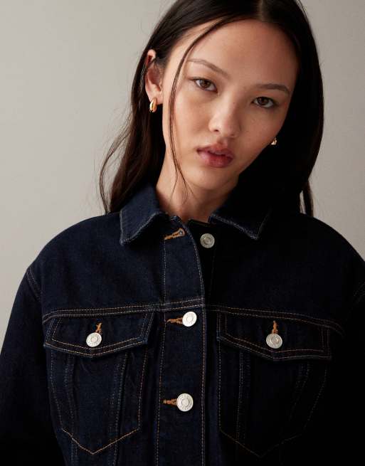 ASOS DESIGN - Giacca di jeans corta slavata, 3 di 7
