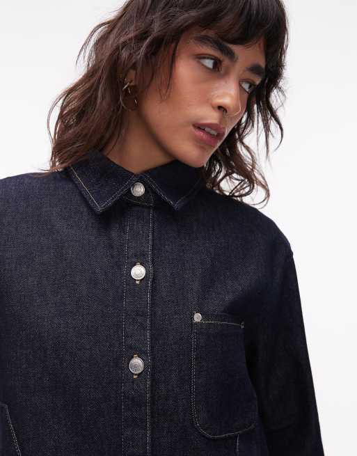 ASOS DESIGN - Giacca di jeans lavaggio rinse wash, 2 di 4