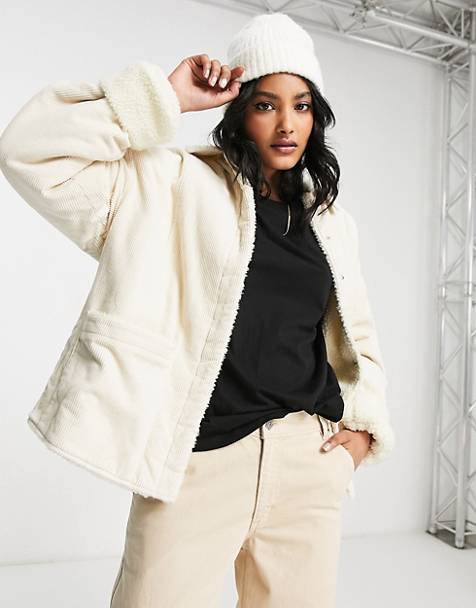 Giacca in pelliccia di pile H&M Donna Abbigliamento Cappotti e giubbotti Giacche Giacche di pile 