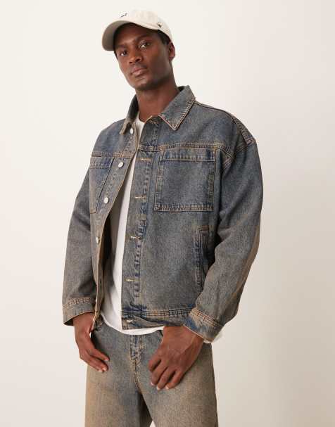 ASOS DESIGN - Giacca grigio slavato in coordinato - view 1