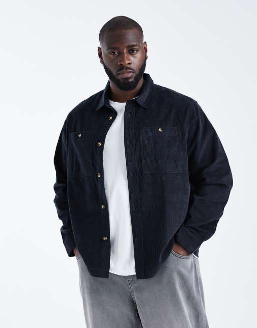 ASOS DESIGN - Giacca nera a coste, 2 di 5