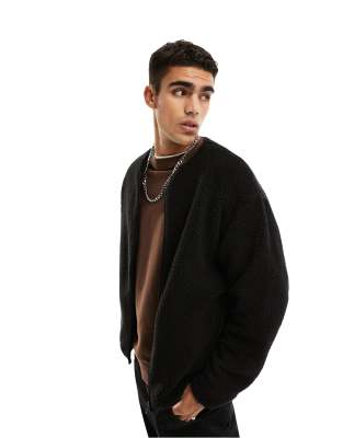 Nike - Felpa unisex extra oversize corta in pile rosso con logo piccolo