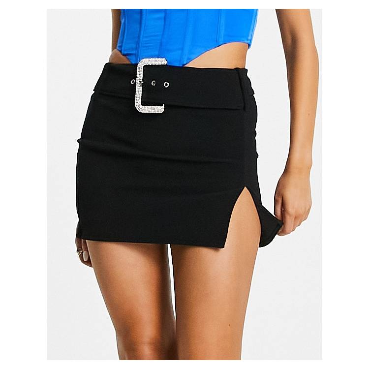 Cargo skirt shop with buckle