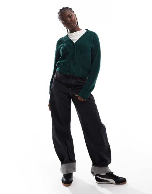 ASOS DESIGN - Gilet à col en V - Vert forêt, 2 de 4