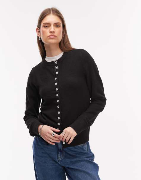 ASOS DESIGN - Gilet ajusté d'épaisseur moyenne - Noir - view 1