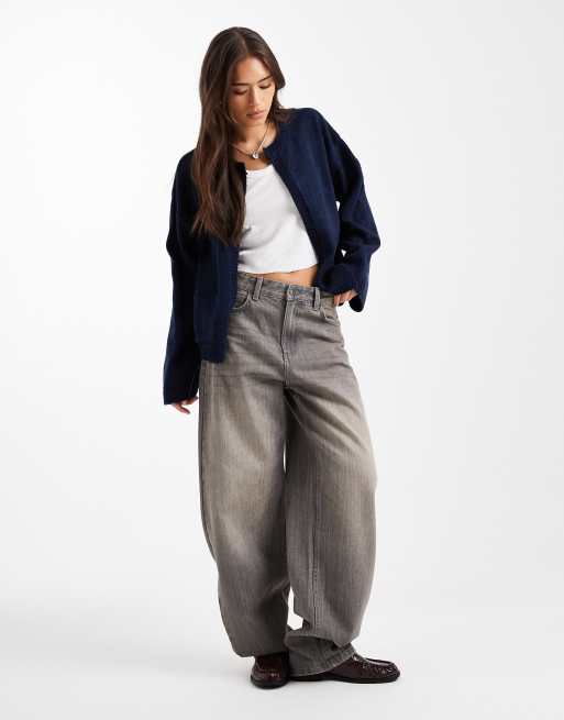 ASOS DESIGN - Gilet bord à bord en maille avec poches plaquées - Bleu marine, 4 de 4