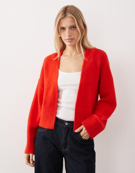 ASOS DESIGN - Gilet bord à bord - Rouge - view 1