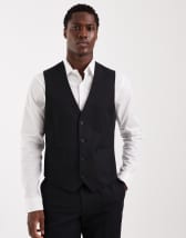 Veste à double boutonnage en lin