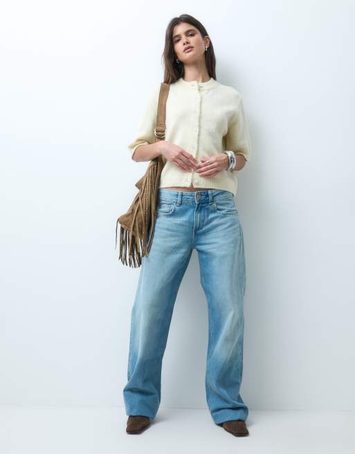 ASOS DESIGN - Gilet décontracté léger à manches courtes - Crème, 2 de 4