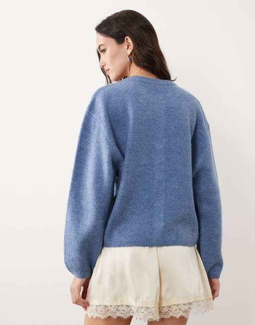 ASOS DESIGN - Gilet décontracté léger - Bleu, 4 de 4