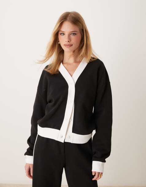 ASOS DESIGN - Gilet d'ensemble molletonné - Noir - view 1