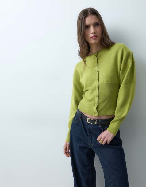 ASOS DESIGN gilet en maille vert olive - view 1