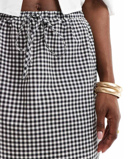 Gingham skirt asos best sale