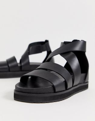 moda in pelle black shoes