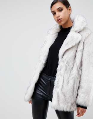 asos white coat