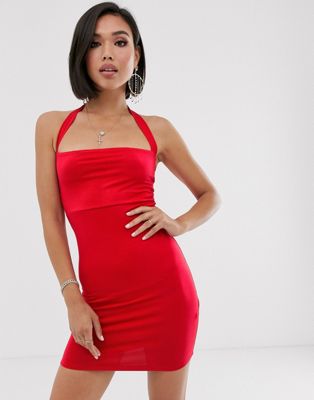 red going out dress
