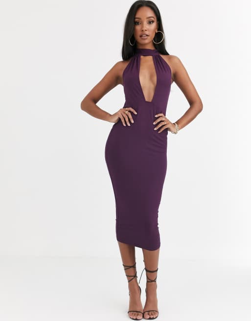 Plunge 2025 midi dress