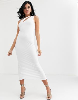 white maxi dress asos