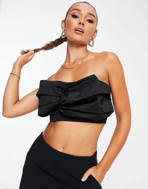 Asos black hotsell evening tops