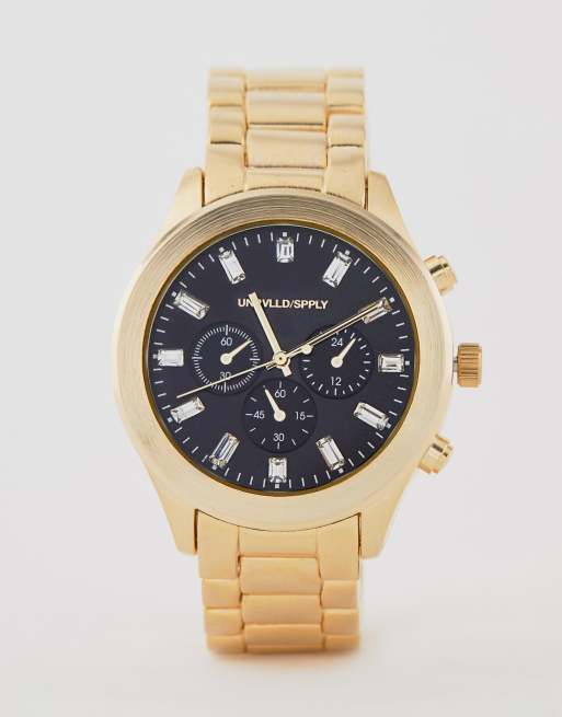 Asos best sale gold watch