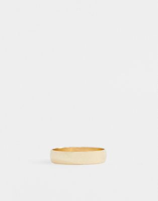ASOS DESIGN – Goldener Ring mit minimalistischem Design