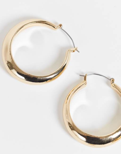 ASOS DESIGN – Goldfarbene Creolen im 3er-Pack mit rundem Design , 3 von 4
