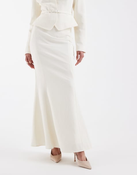 Gonna Lunga Donna Estiva, Vita Alta, Stampata, Bodycon, Maxi, Taglie Dalla S Alla 3XL