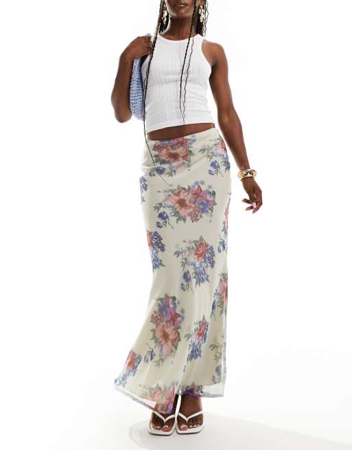 Gonna lunga chiffon on sale