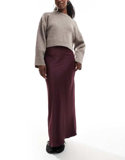 Gonne Lunghe Gonne Lunghe In Raso Da Donna ASOS
