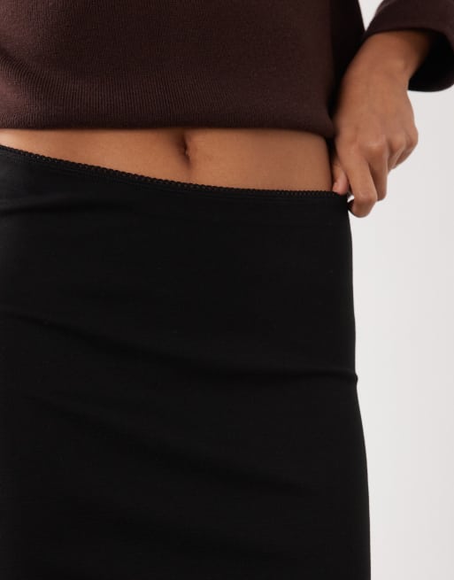 ASOS DESIGN gonna midi nera, 2 di 5