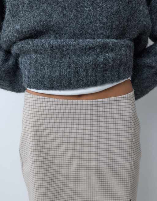 ASOS DESIGN gonna pantalone mini stile microgonna a quadretti, 3 di 5