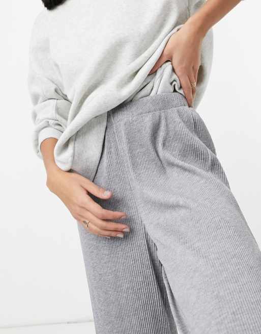 ASOS DESIGN - Gonna pantalone plissé grigio mélange, 2 di 4