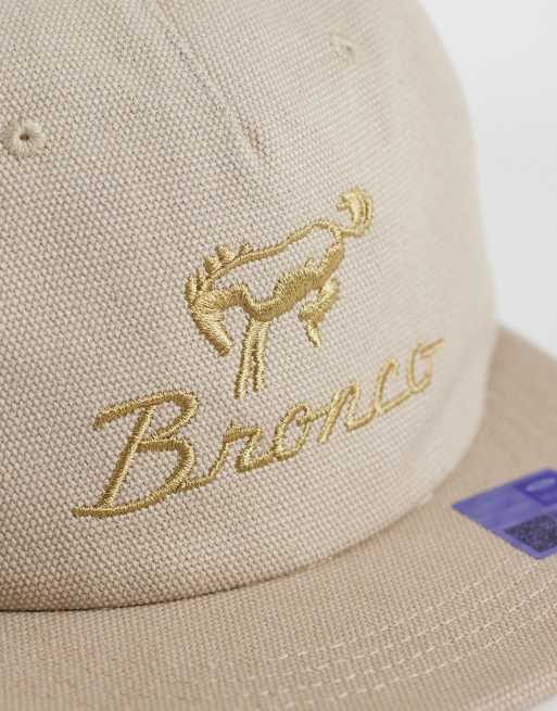 ASOS DESIGN gorra de béisbol ford bronco con visera corta en marrón, 2 de 3