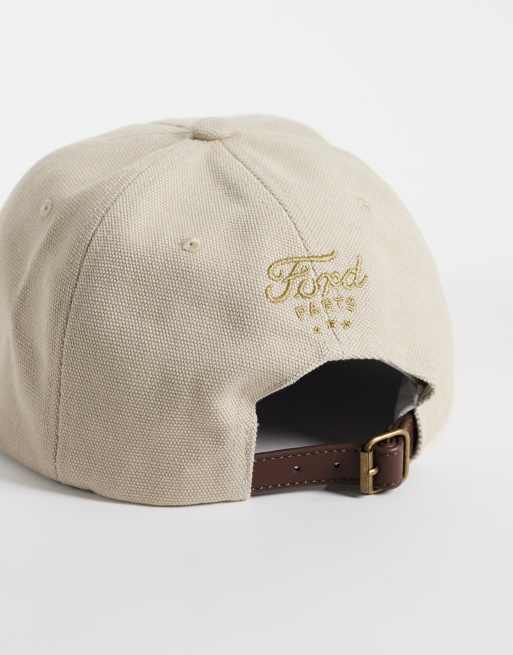 ASOS DESIGN gorra de béisbol ford bronco con visera corta en marrón, 3 de 3