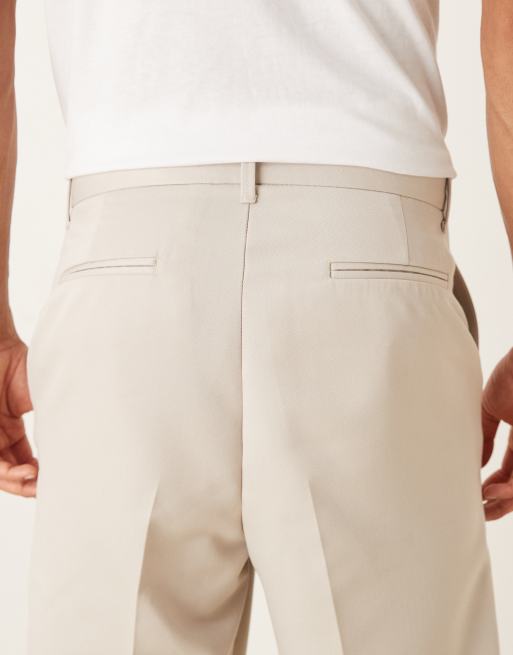 ASOS DESIGN – Grå, avsmalnande byxor med avslappnad passform och fickor, 5 av 5